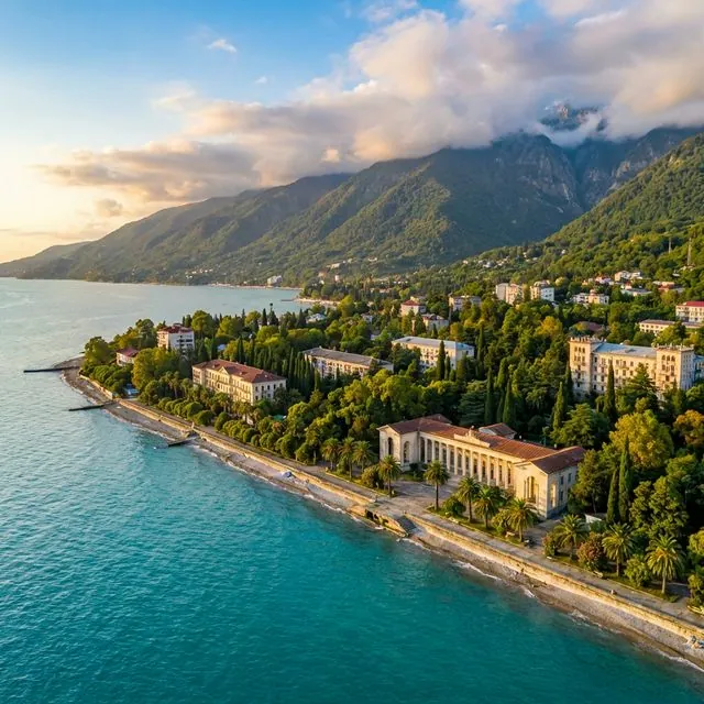 Гагра, Абхазия — курорт на Чёрном море